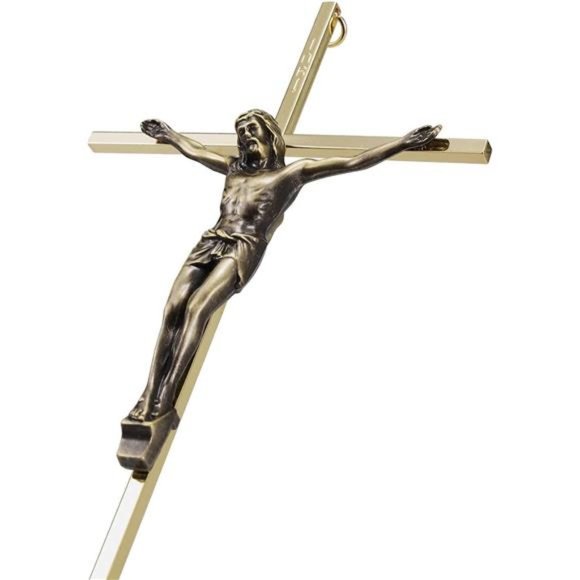 Wall Decor Crucifix Wall Cross Metal Slender Catholic Crosses Wall Decor 1 Inch Poshmark